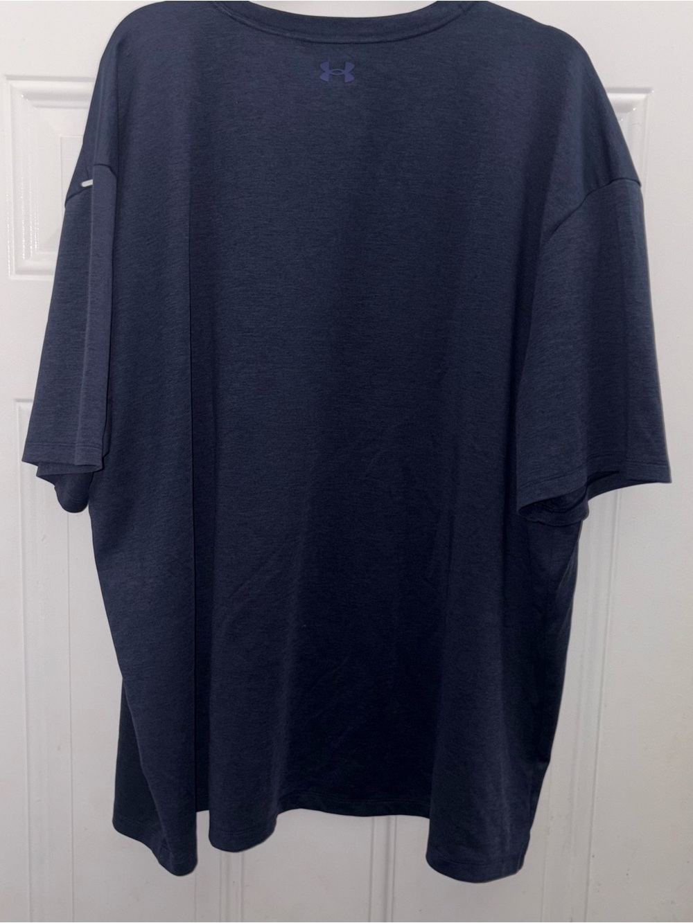 Under Armour Navy Notre Dame Fighting Irish Short Sleeve Tee with Gold Logo - Picture 2 of 5